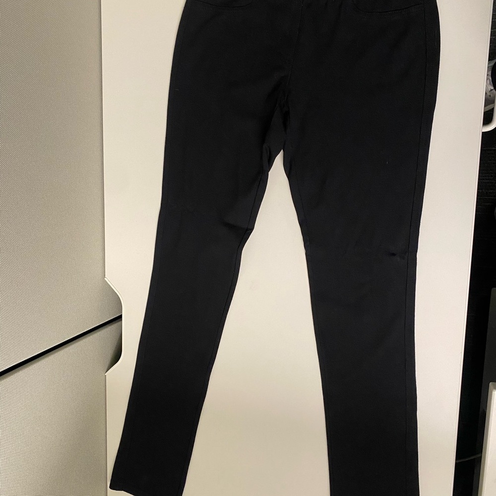 THEORY Designer Leggings/Pants/slacks color black like new size Small
